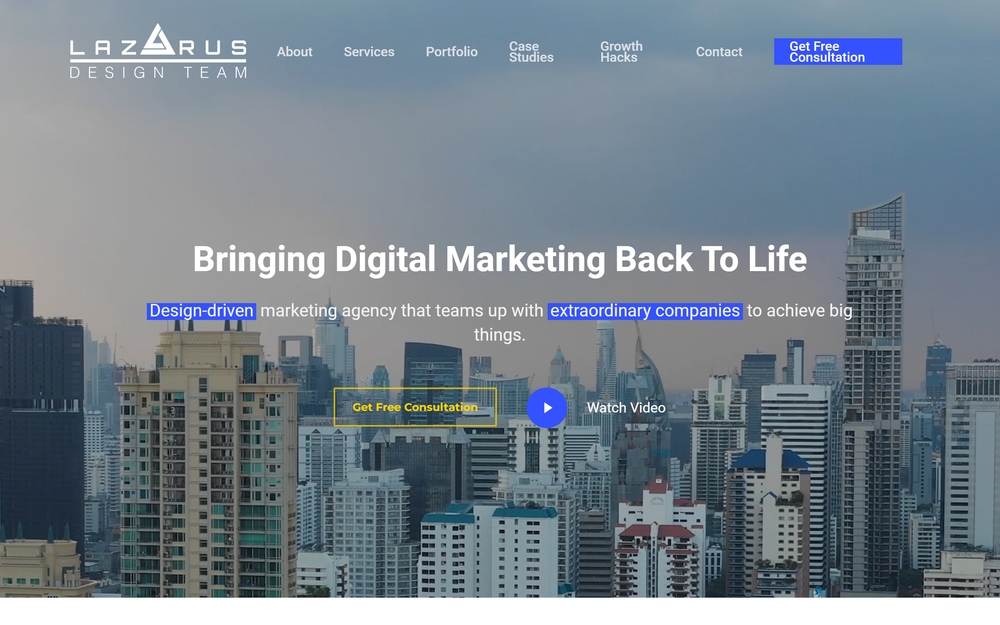 img of B2B Digital Marketing Agency - Lazarus Design Team